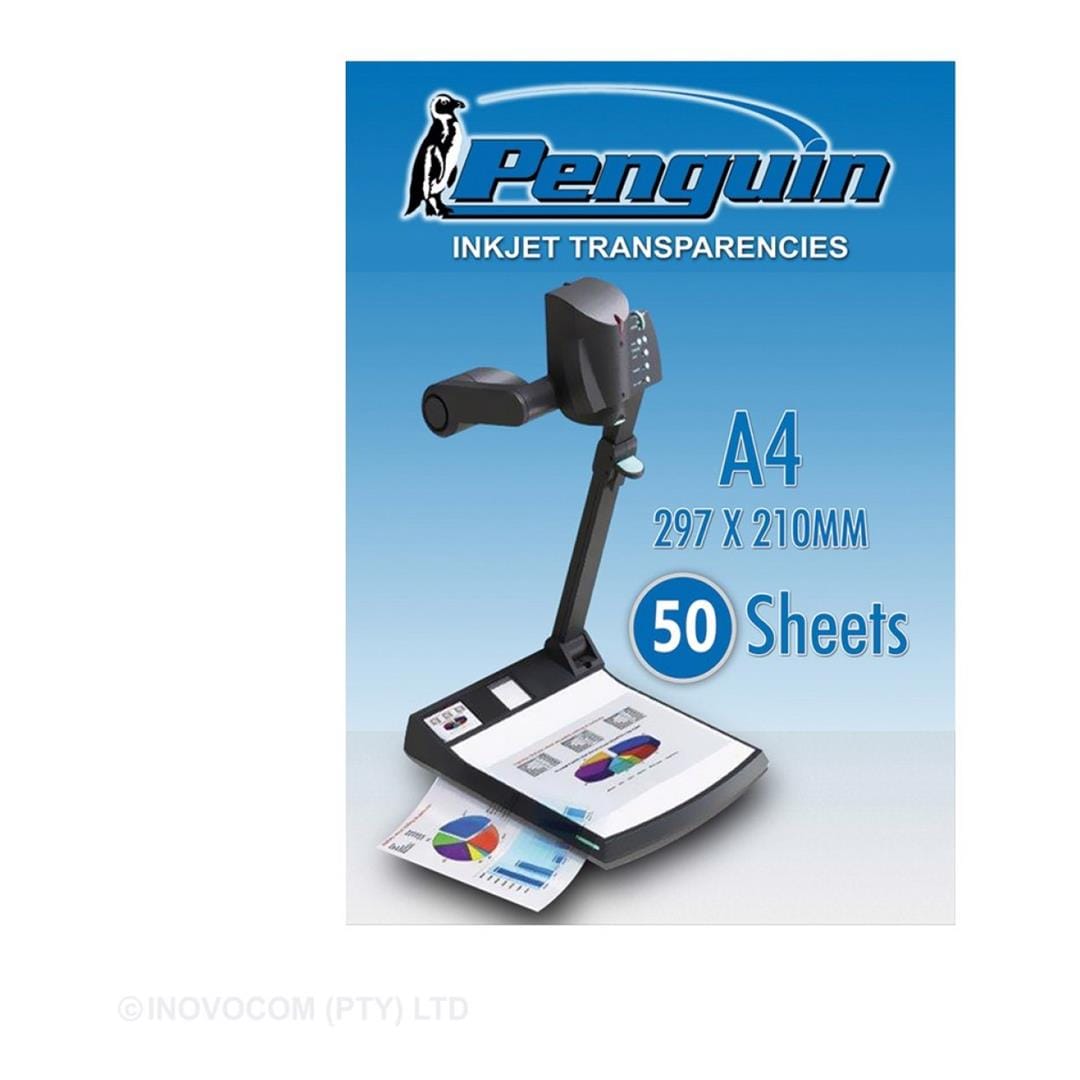 Penguin Inkjet A4 Transparent Paper 50-sheet 17407148