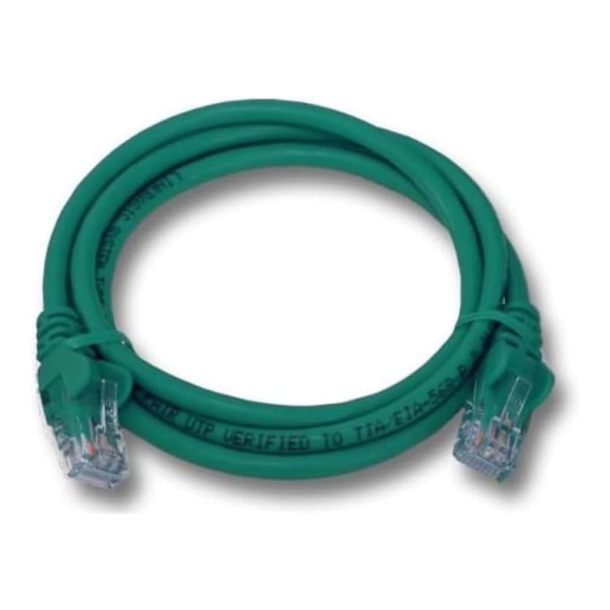 Premium Line 15m CAT6E Moulded Flylead Green 186111506