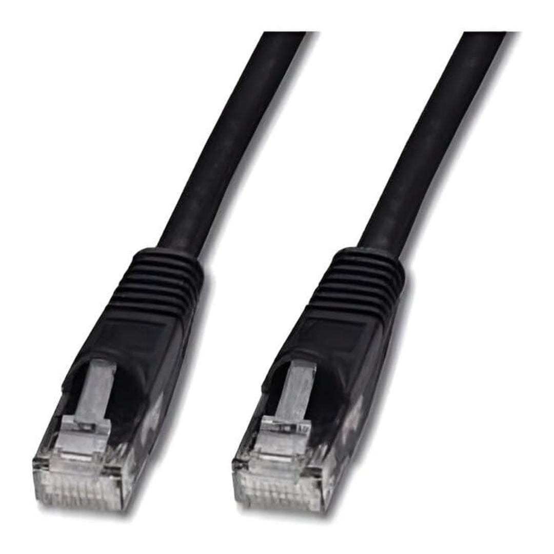Premium Line 25m CAT6E Moulded Flylead Black 186112502