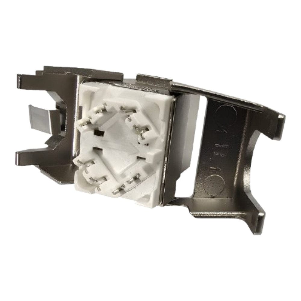 Globalsix CAT6A FTP Keystone Jack Silver 1PG6JAC6AFTPSR