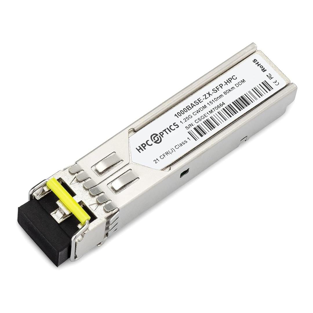 HPC Optics Compatible Cisco GLC-ZX-SM 1000BASE-ZX SFP Transceiver 1PGLCZXSMD