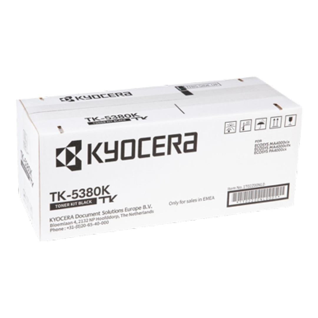 Kyocera TK-5380K Black Toner Cartridge 13,000 Pages Original 1T02Z00NL0 Single-pack