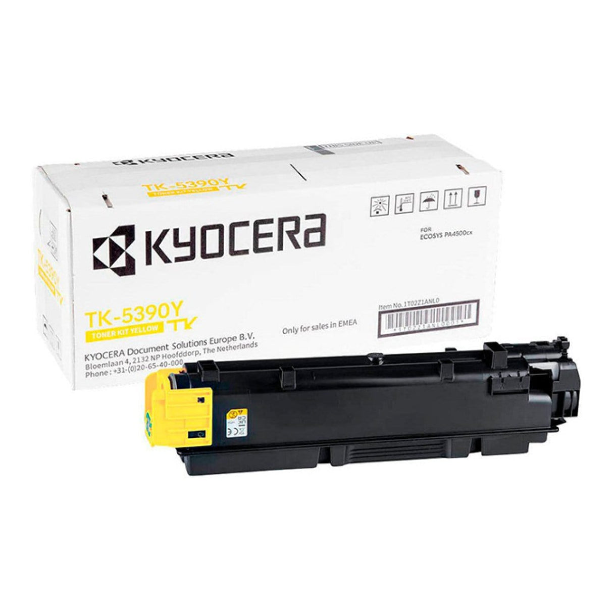 Kyocera TK-5390Y Yellow Toner Cartridge 13,000 pages Original 1T02Z1ANL0 Single-pack
