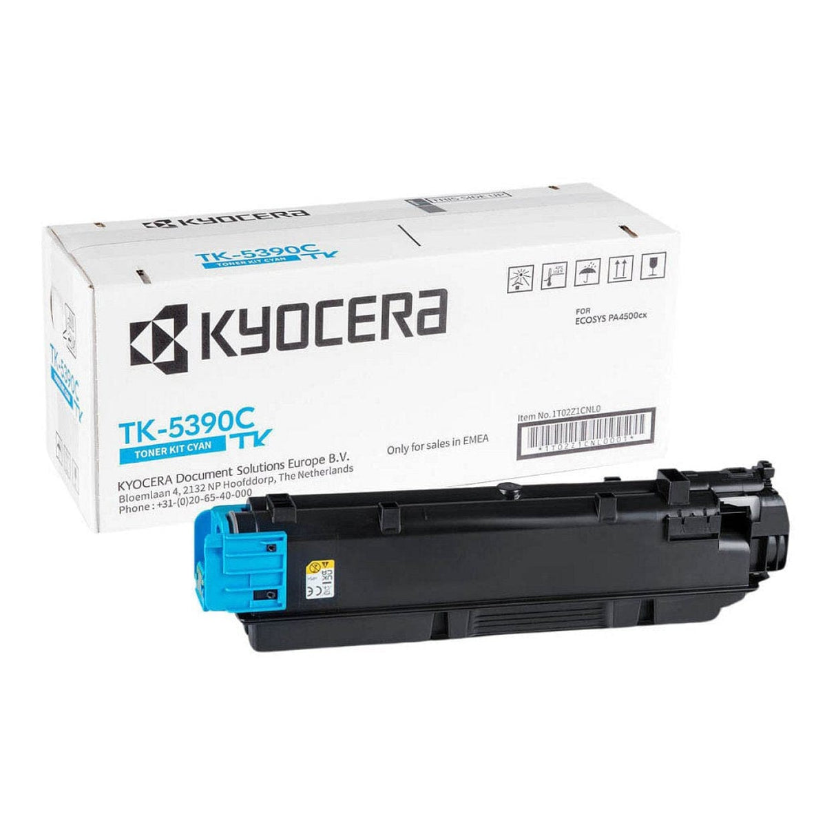 Kyocera TK-5390C Cyan Toner Cartridge 13,000 pages Original 1T02Z1CNL0 Single-pack