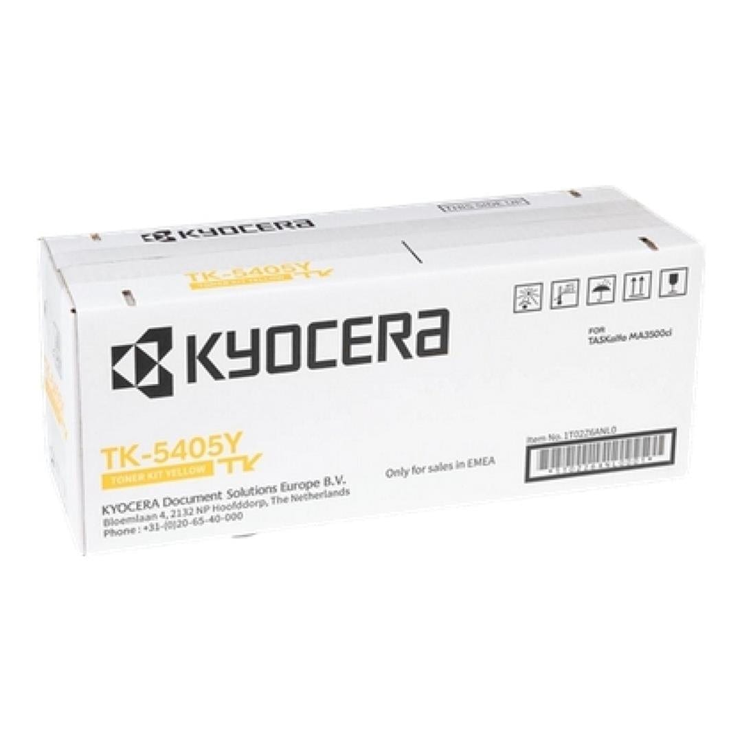 Kyocera TK-5405Y Yellow Toner Cartridge 10,000 Pages Original 1T02Z6ANL0 Single-pack