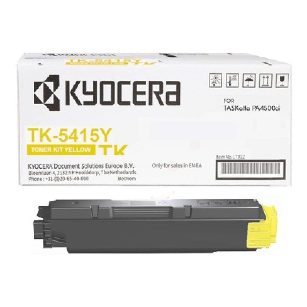 Kyocera TK-5415Y Yellow Toner Cartridge 13,000 pages Original 1T02Z7ANL0 Single-pack