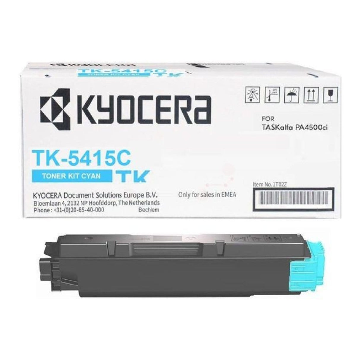 Kyocera TK-5415C Cyan Toner Cartridge 13,000 pages Original 1T02Z7CNL0 Single-pack