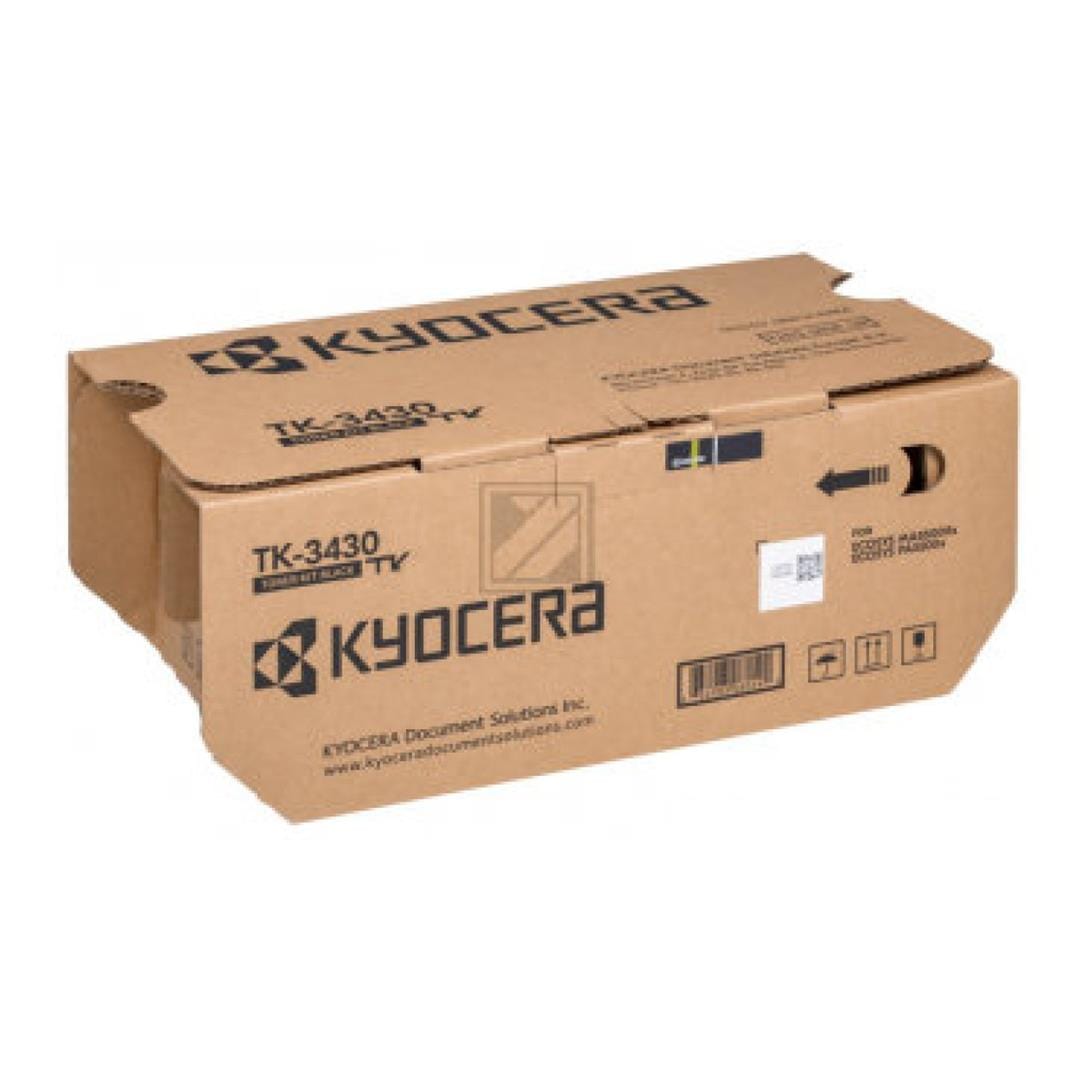 Kyocera TK-3430 Black Toner Cartridge 25,000 Pages Original 1T0C0W0NL0 Single-pack