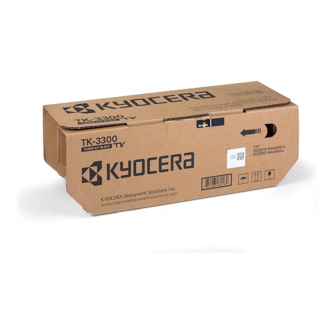Kyocera TK-3300 Black Toner Cartridge 14,500 Pages Original 1T0C100NL0 Single-pack