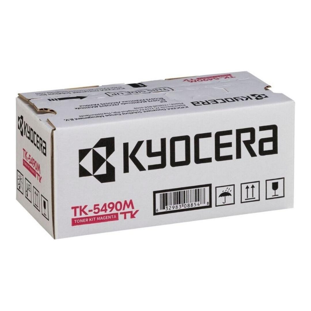 Kyocera TK-5490M Magenta Toner Cartridge 2,400 pages Original 1T0C22BNL1 Single-pack