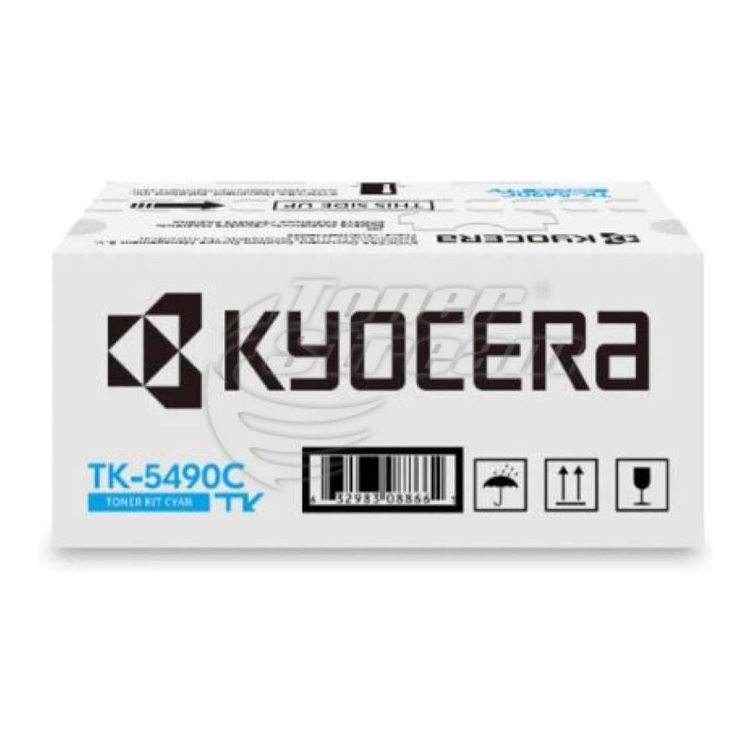 Kyocera TK-5490C Cyan Toner Cartridge 18,000 pages Original 1T0C22CNL1 Single-pack