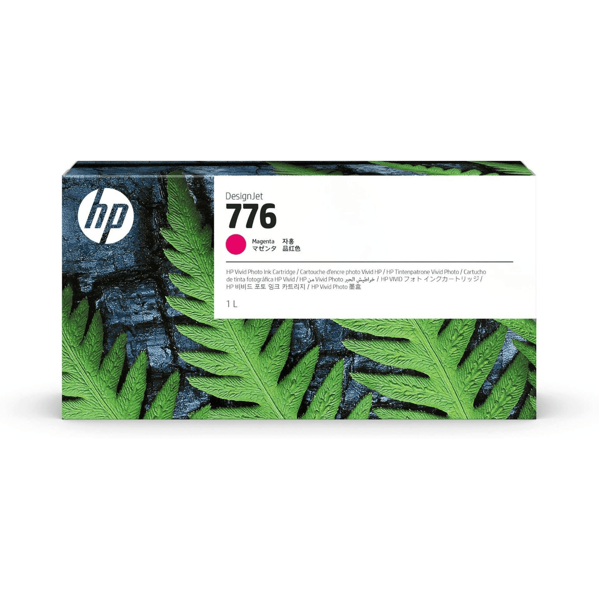 HP 776 1-liter Magenta Ink Cartridge 1XB07A