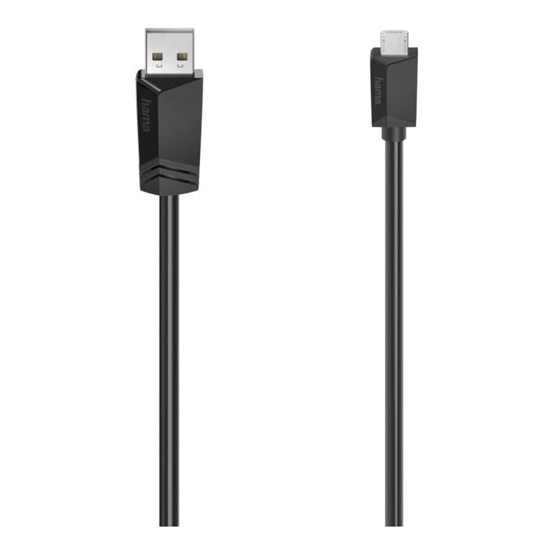 Hama Type-A to Micro-USB 2.0 Cable 75cm Black 200607