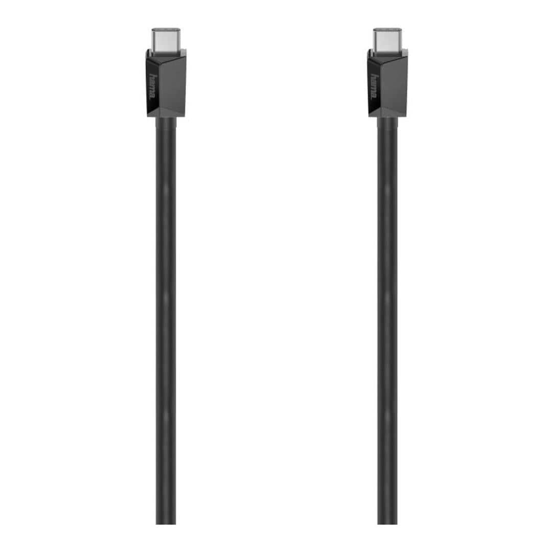Hama Type-C Male to Male Cable 75cm Black 200629
