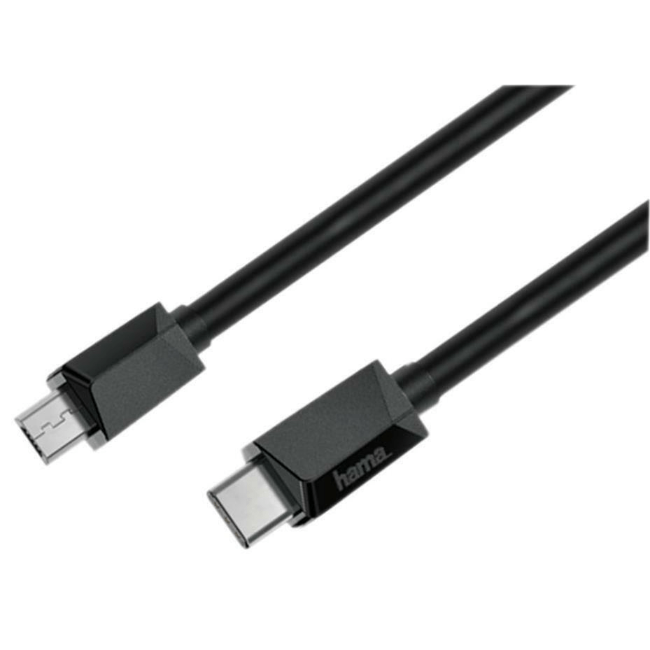 Hama 75cm USB 2.0 USB-C Micro-USB A Black 200644