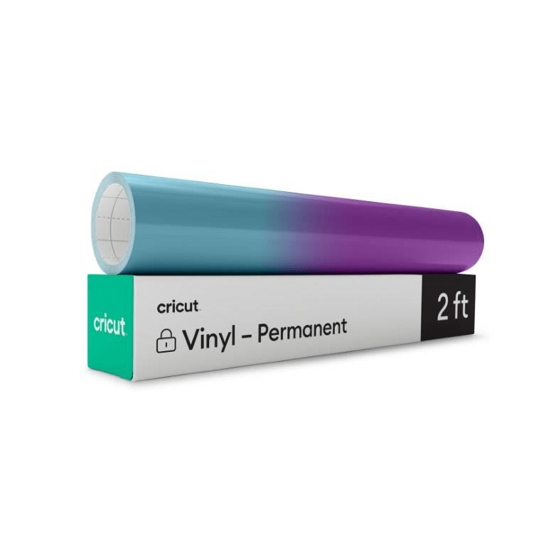 Cricut Permanent Colour Change Vinyl Cold-Activated 30.5x61cm 1-sheet Turquoise to Purple 2009590