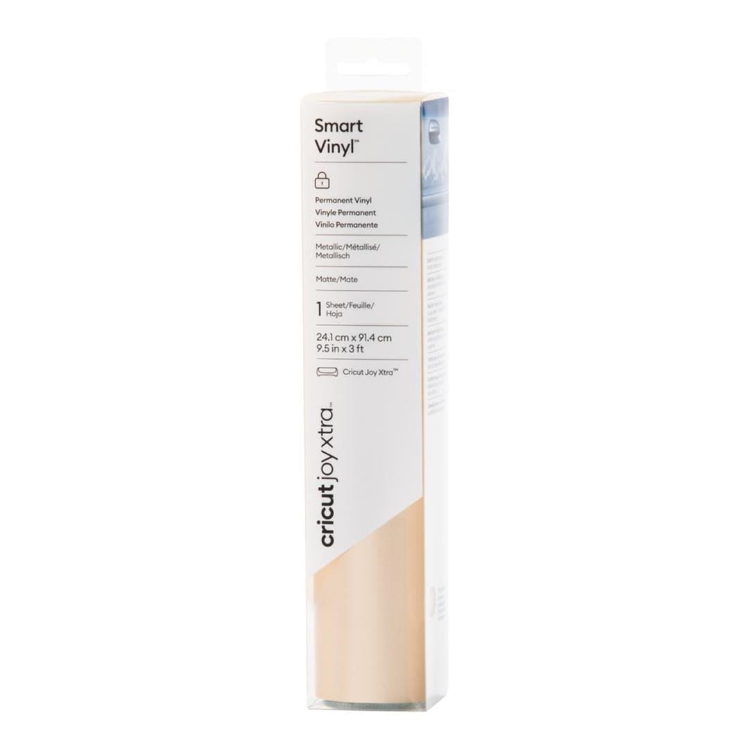 Cricut Joy Xtra Smart Vinyl Permanent 24.1x91cm 1-sheet Mat Champagne 2010379