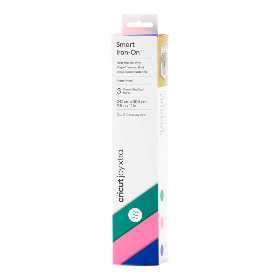 Cricut Joy Xtra Smart Iron-On Vinyl 24.1x30.5cm 3-sheets Hibiscus Sampler 2010398