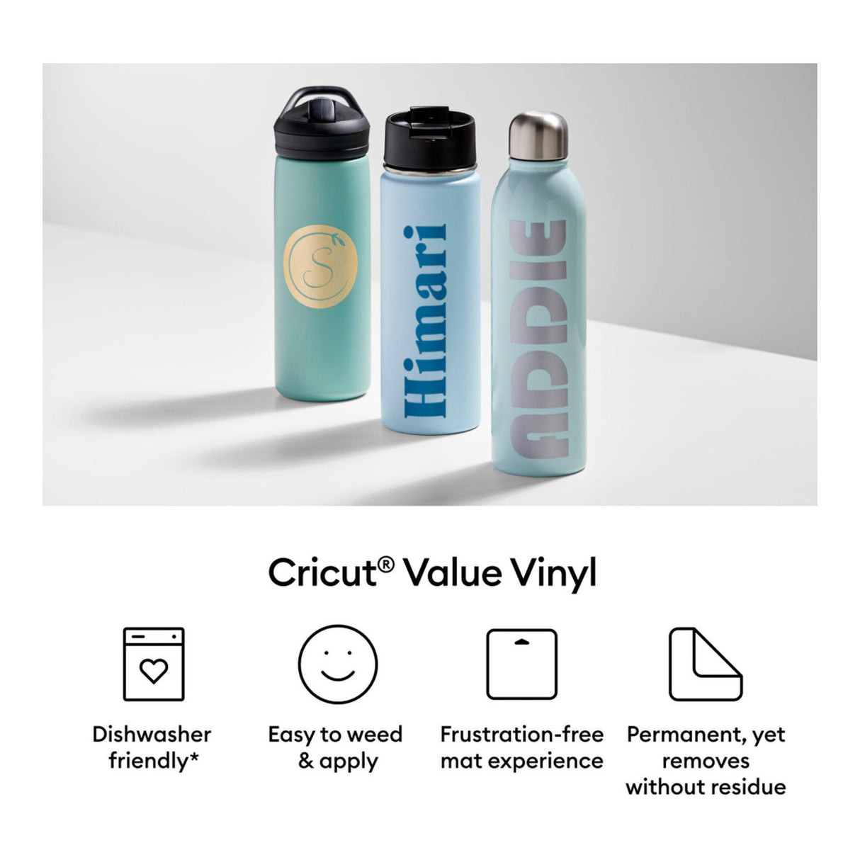 Cricut Value Vinyl 30.5cmx3m 1-sheet Matte White 2011103