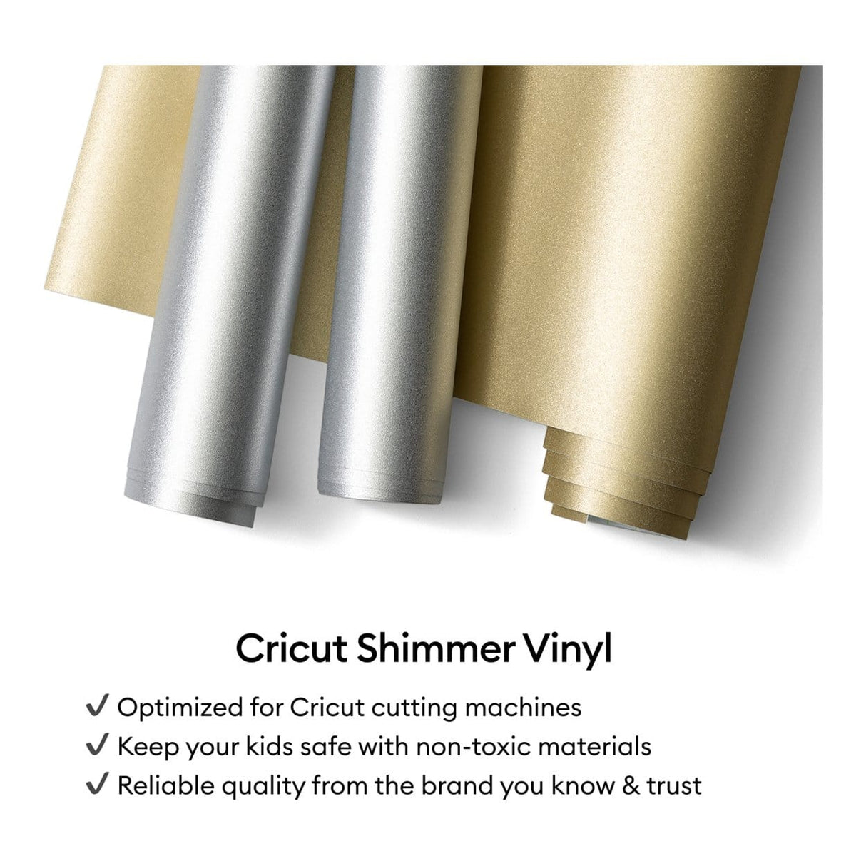 Cricut Shimmer Vinyl 30x120cm 1-sheet Gold 2011346
