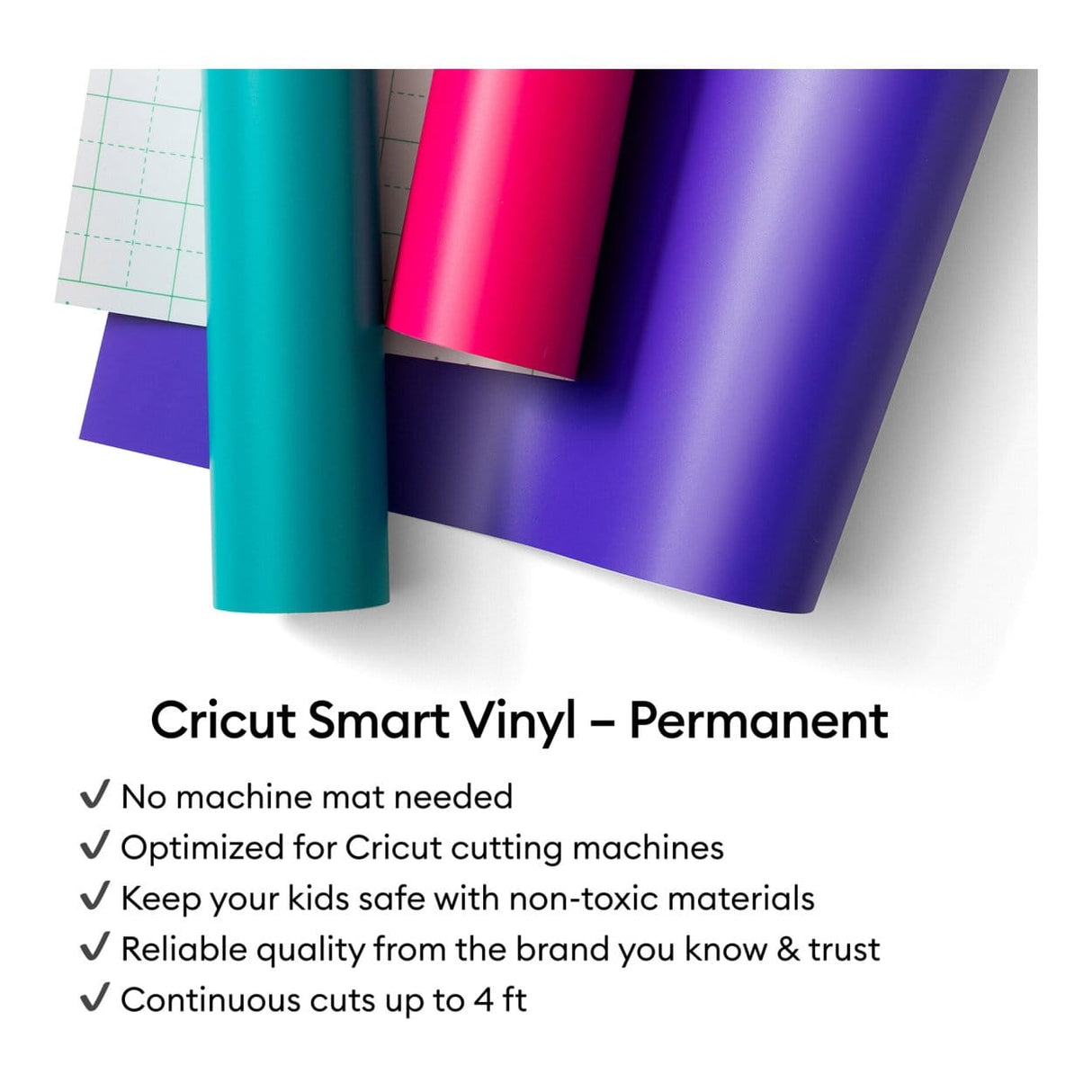 Cricut Joy Smart Vinyl Permanent 14x122cm 1-sheet Black 2011357