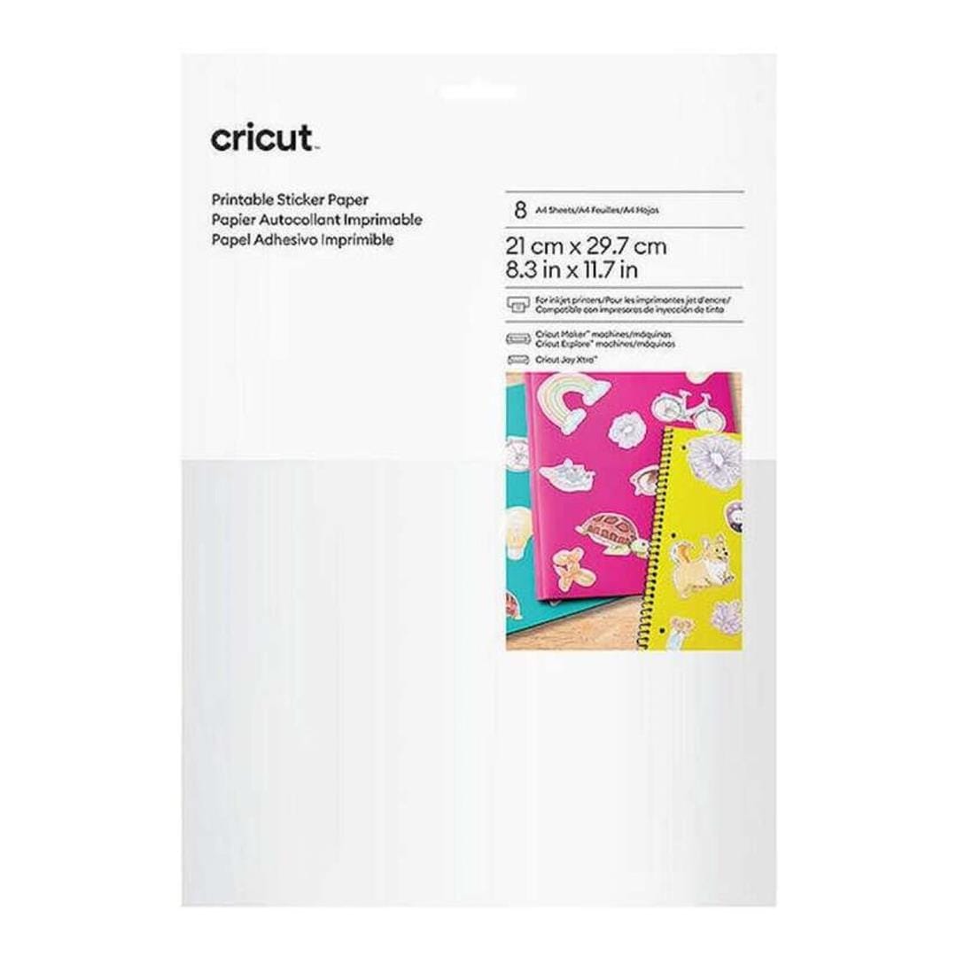 Cricut Printable Sticker Paper 21x29.7cm 8-sheets 2011743