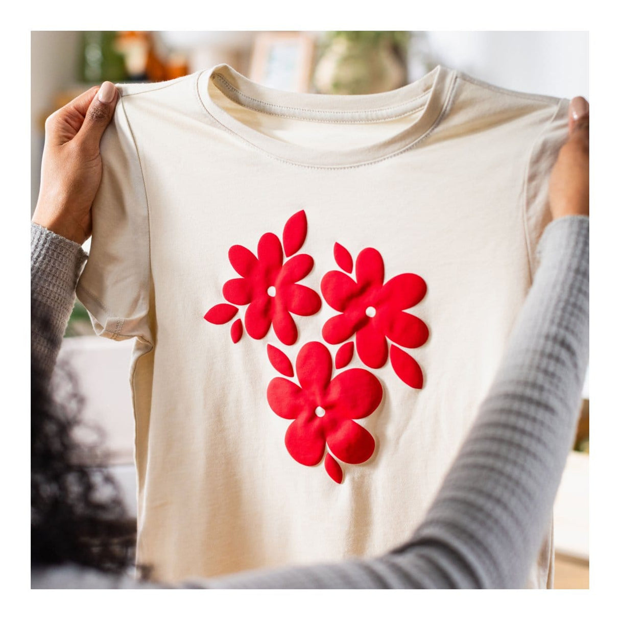 Cricut Puff Iron-On Vinyl 30.5x48.3cm 1-sheet Red 2011773