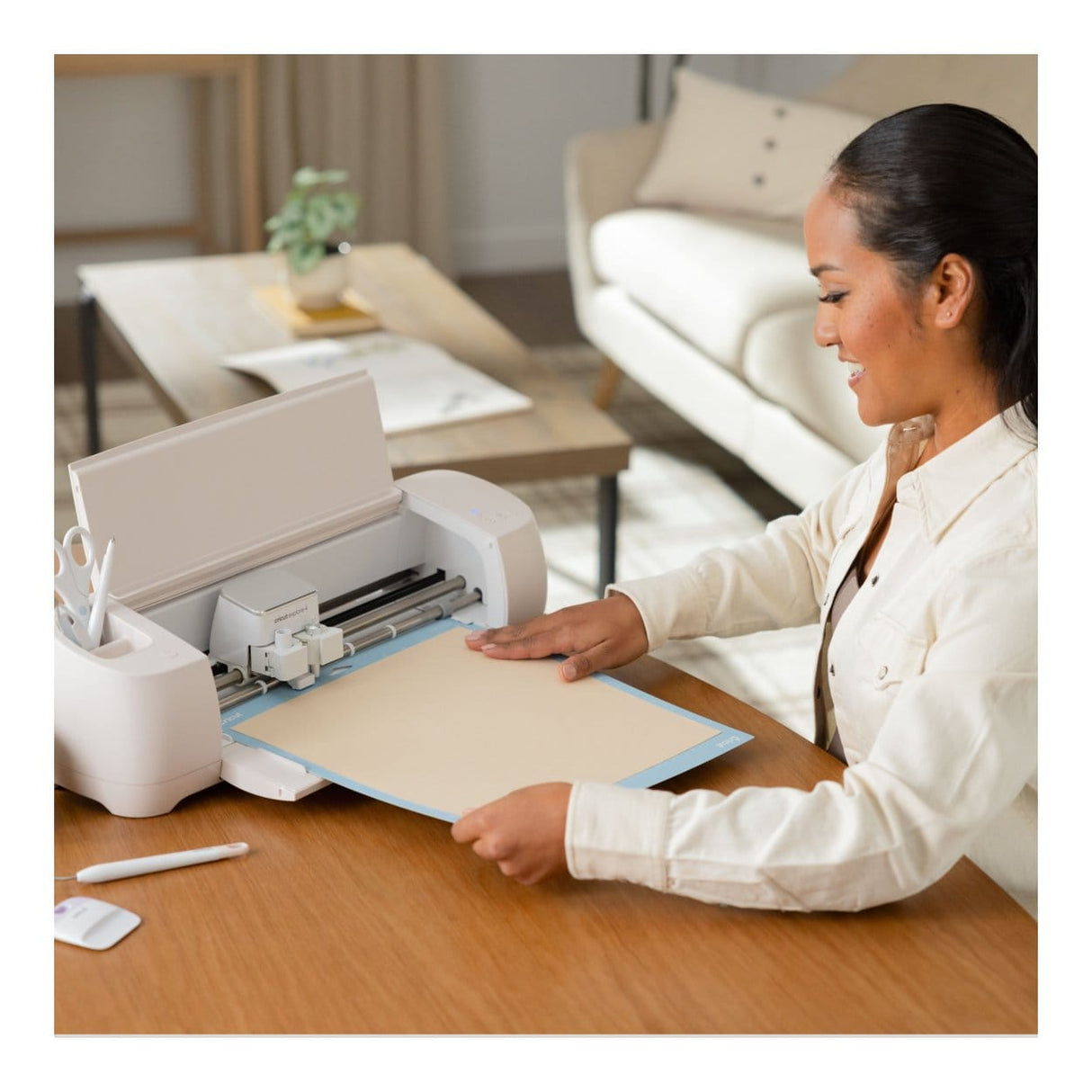 Cricut Puff Iron-On Vinyl 30.5x48.3cm 1-sheet White 2011774