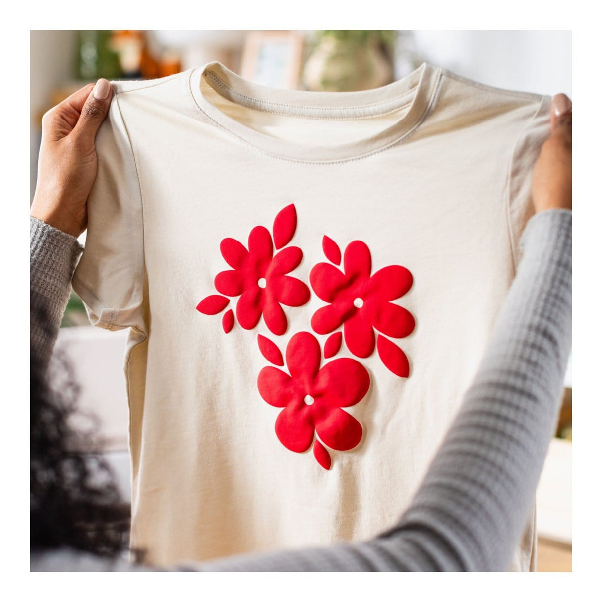 Cricut Puff Iron-On Vinyl 30.5x48.3cm 1-sheet White 2011774