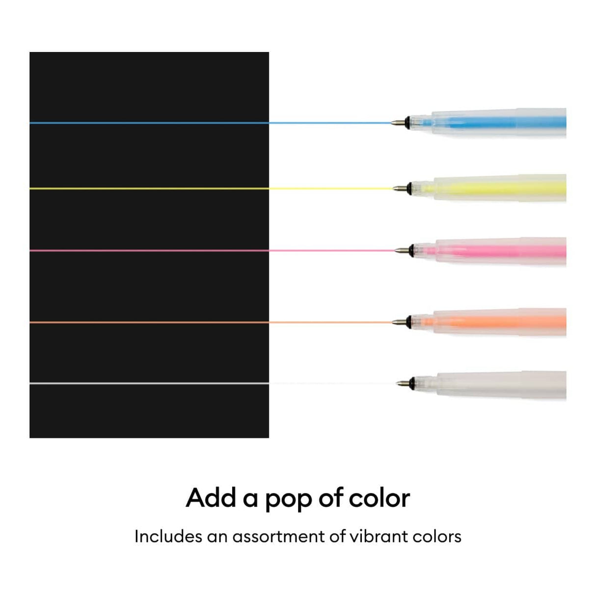 Cricut 1.0mm Acrylic Gel Pens 5-pack 2011821