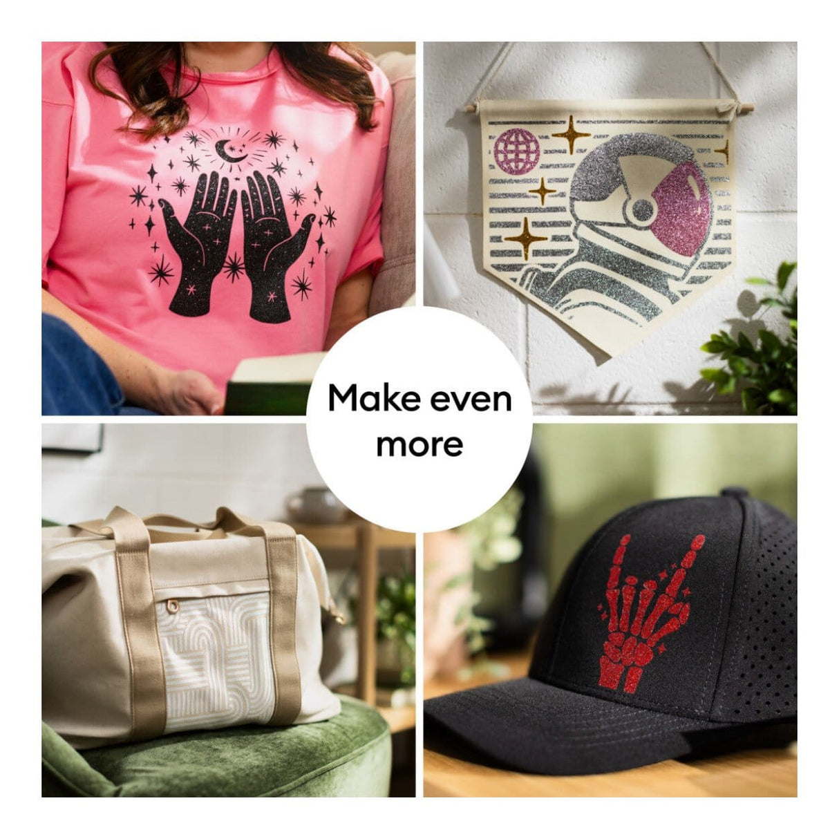 Cricut Value Glitter Iron-On Vinyl 25.4cmx2.4m 1-sheet Black 2012077