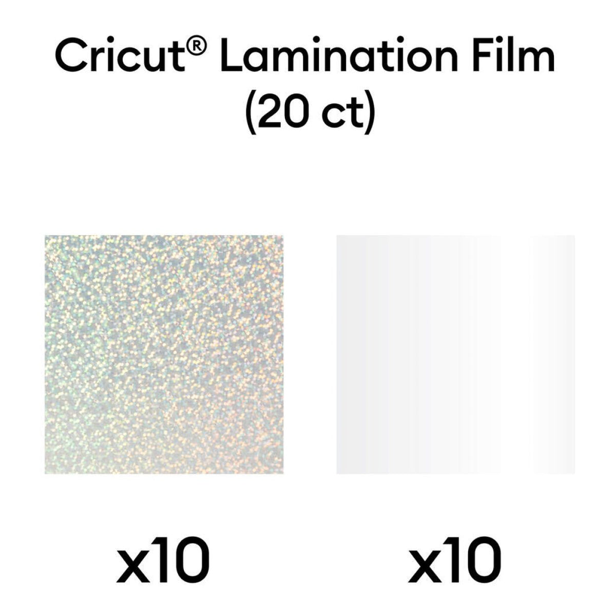 Cricut Lamination Film Holographic and Transparent A4 30-pack 2012656