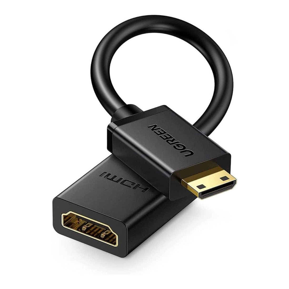 UGreen Mini HDMI Male to Female Adapter Black 20137