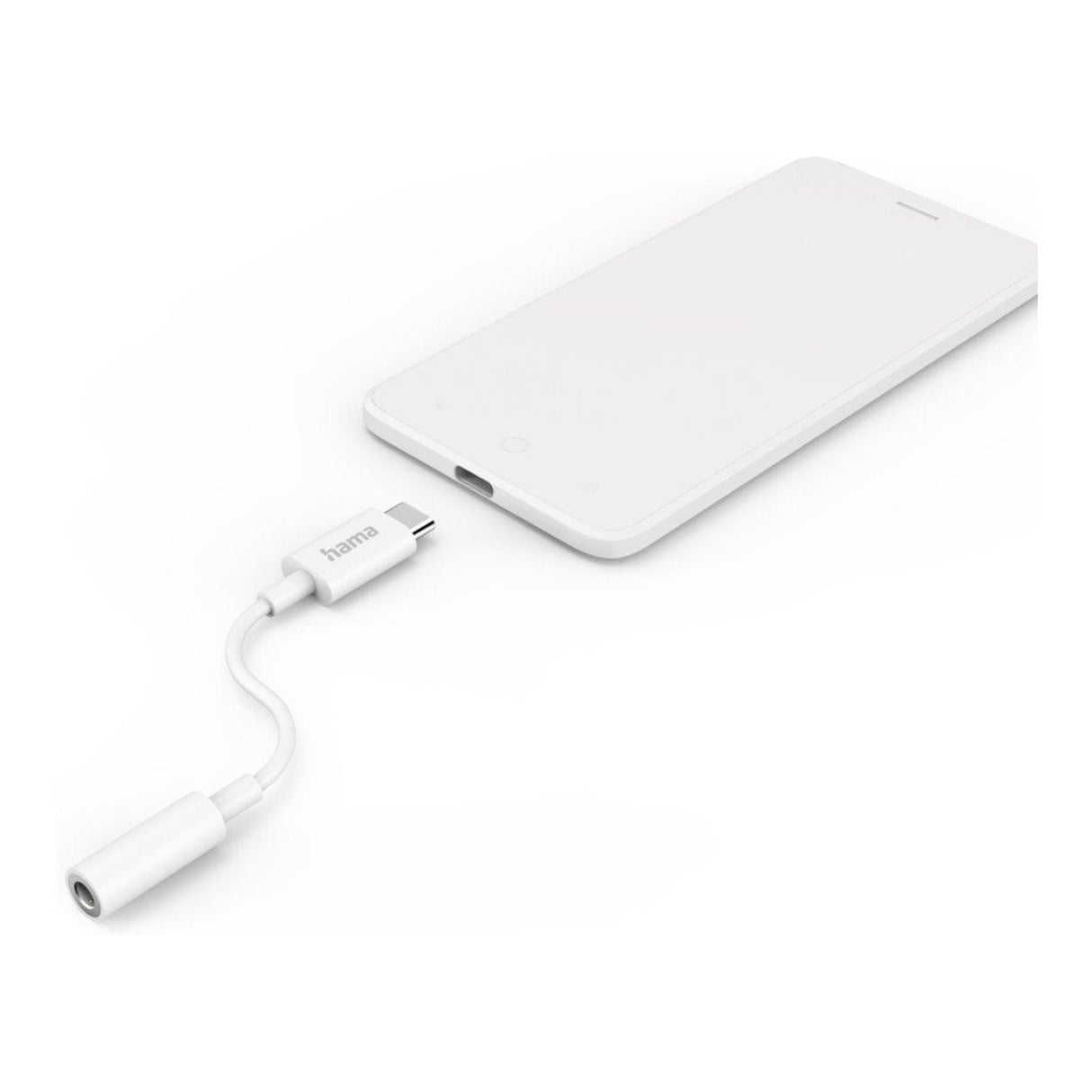 Hama Type-C to 3.5 mm Aux Female Socket Adapter White 201524