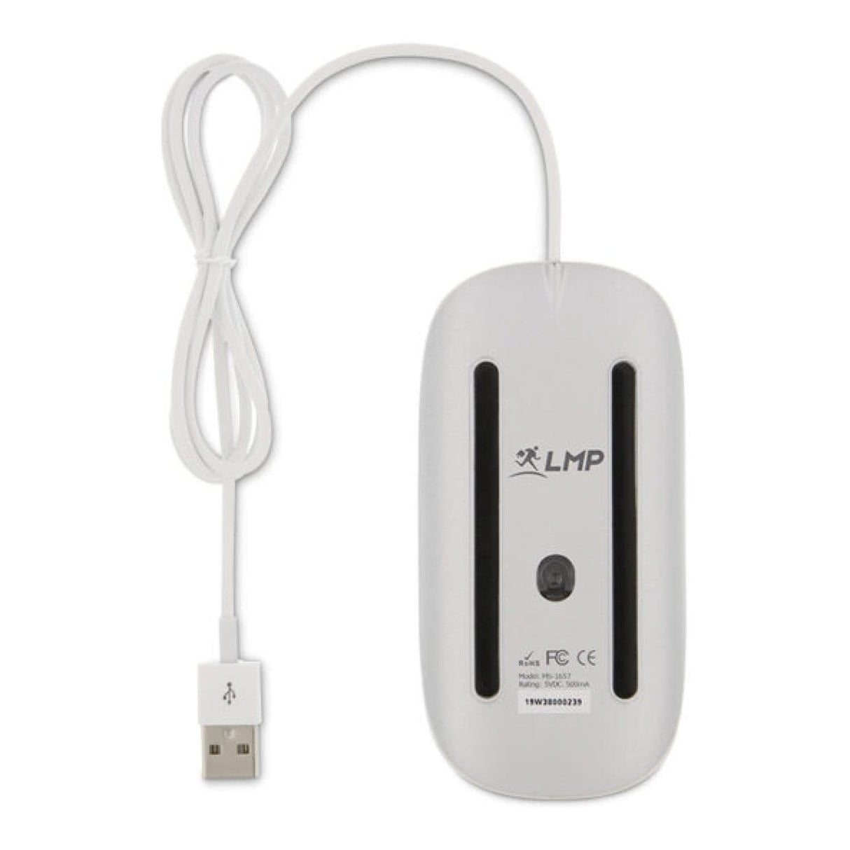 LMP MS-1657 Easy Wired Office Mouse Silver 20411
