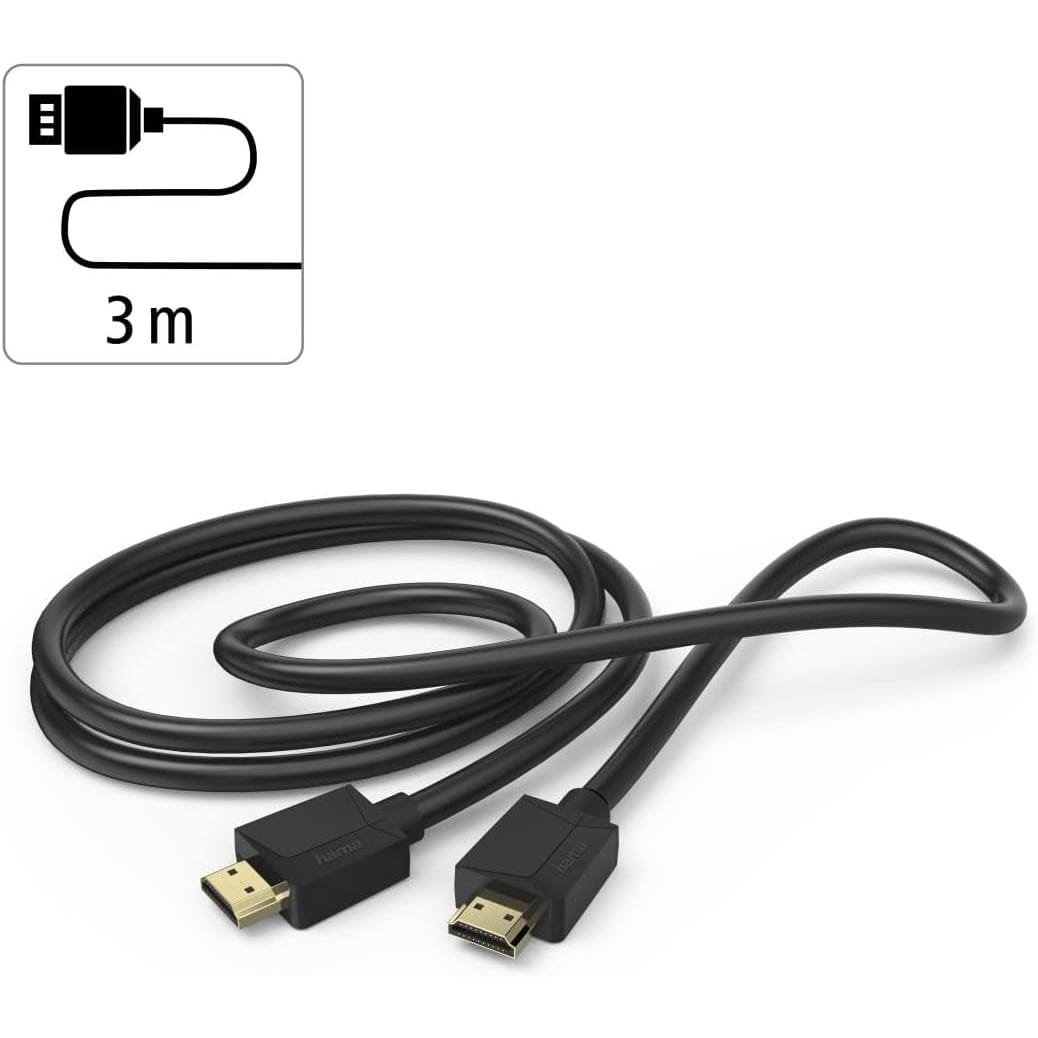 Hama 3m HDMI Type A Cable Black 205243