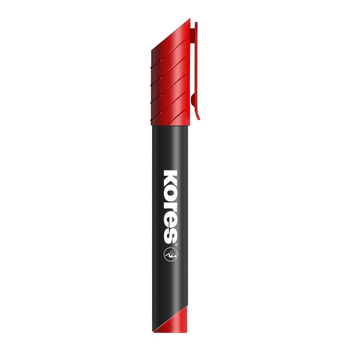 Kores K-Marker Permanent Marker Bullet Tip 12-pieces Red 20937