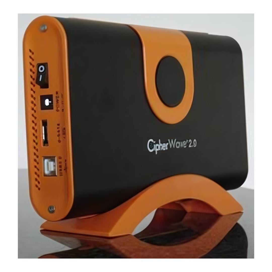 CipherWave 2.0 3.5-inch 64GB SATA External Hard Drive 20CWE640B