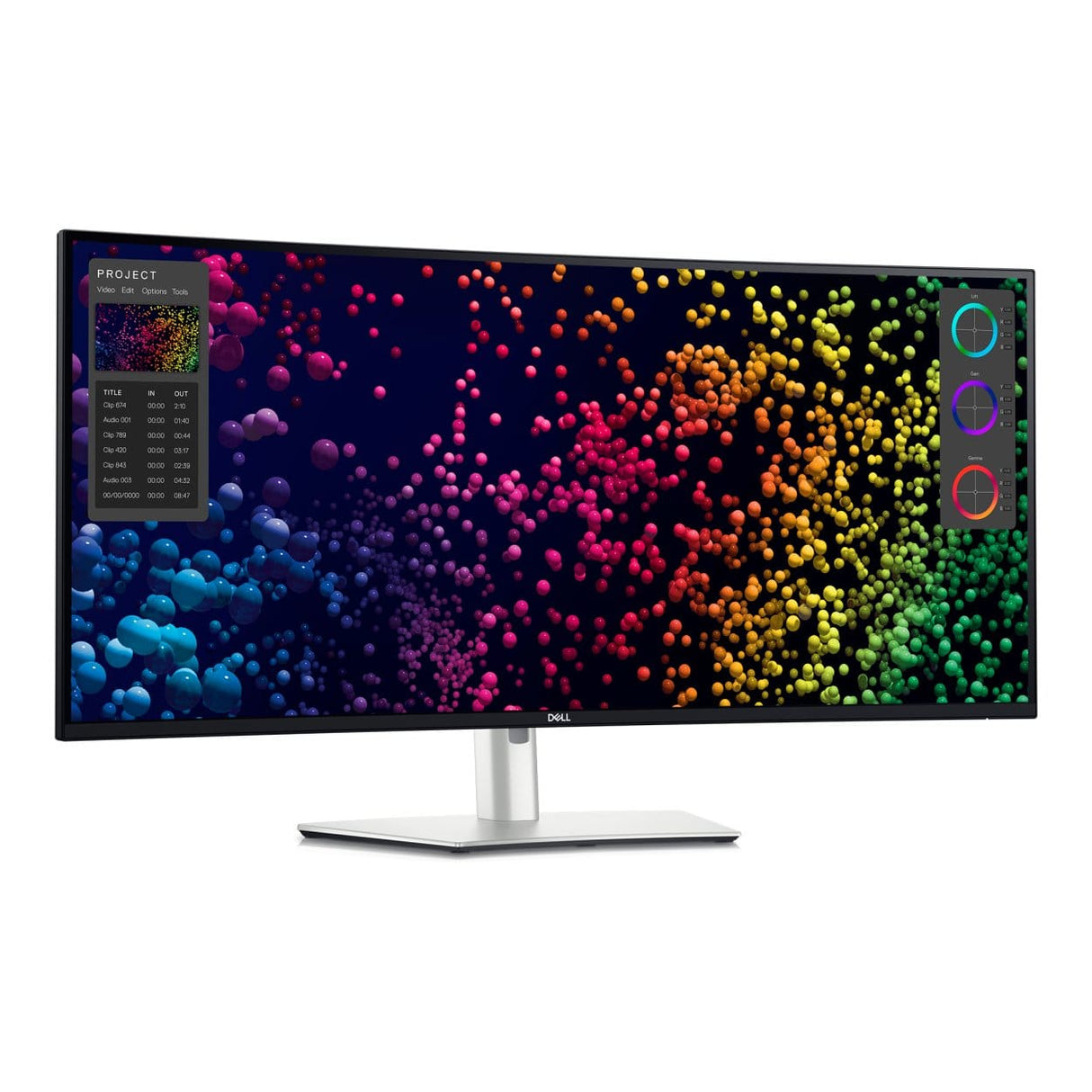 Dell UltraSharp U4025QW 40-inch 5120 x 2160p 5K WUHD 21:9 120Hz 5ms LED IPS Curved Thunderbolt Hub Monitor 210-BMDV
