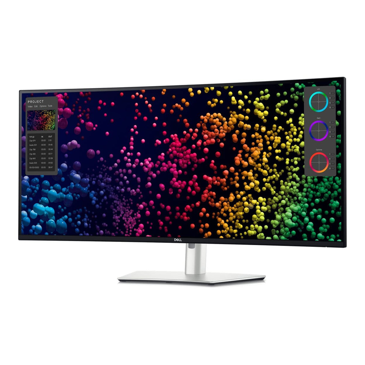 Dell UltraSharp U4025QW 40-inch 5120 x 2160p 5K WUHD 21:9 120Hz 5ms LED IPS Curved Thunderbolt Hub Monitor 210-BMDV