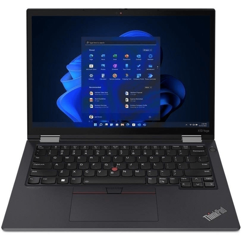 Lenovo ThinkPad Yoga X13 13.3-inch WUXGA 2-in-1 Laptop - Intel Core i7-1265U 512GB SSD 16GB RAM Win 11 Pro 21AXS0CH00