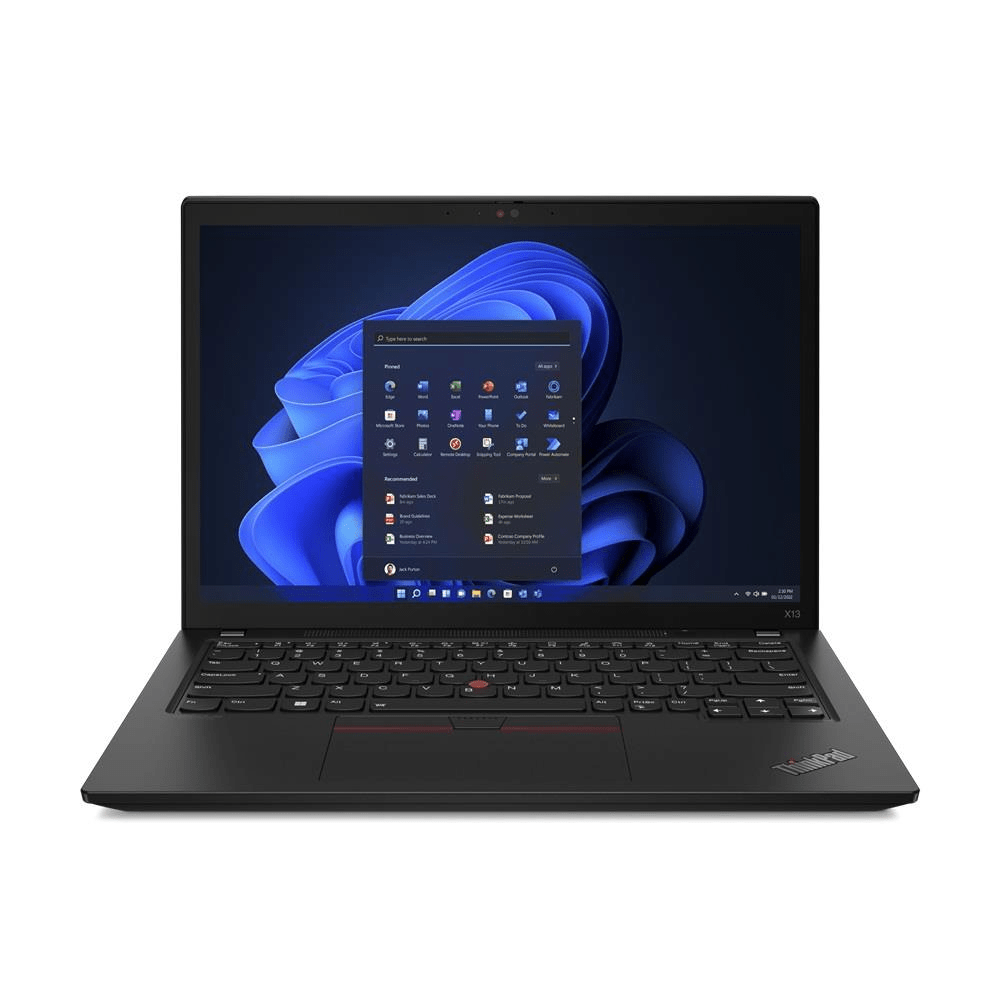 Lenovo ThinkPad X13 13.3-inch WUXGA Laptop - Intel Core i7-1255U 1TB SSD 16GB RAM Win 11 Pro 21BN0083ZA