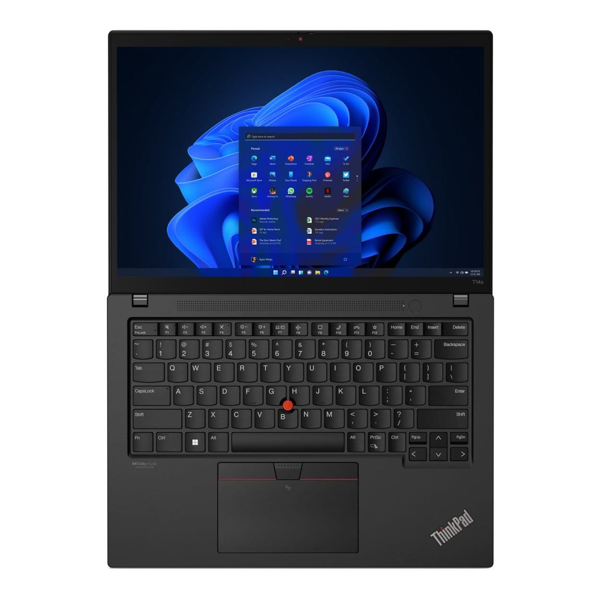 Lenovo ThinkPad T14s G3 14-inch WUXGA Laptop - Intel Core i5-1235U 512GB SSD 8GB RAM LTE Win 11 Pro