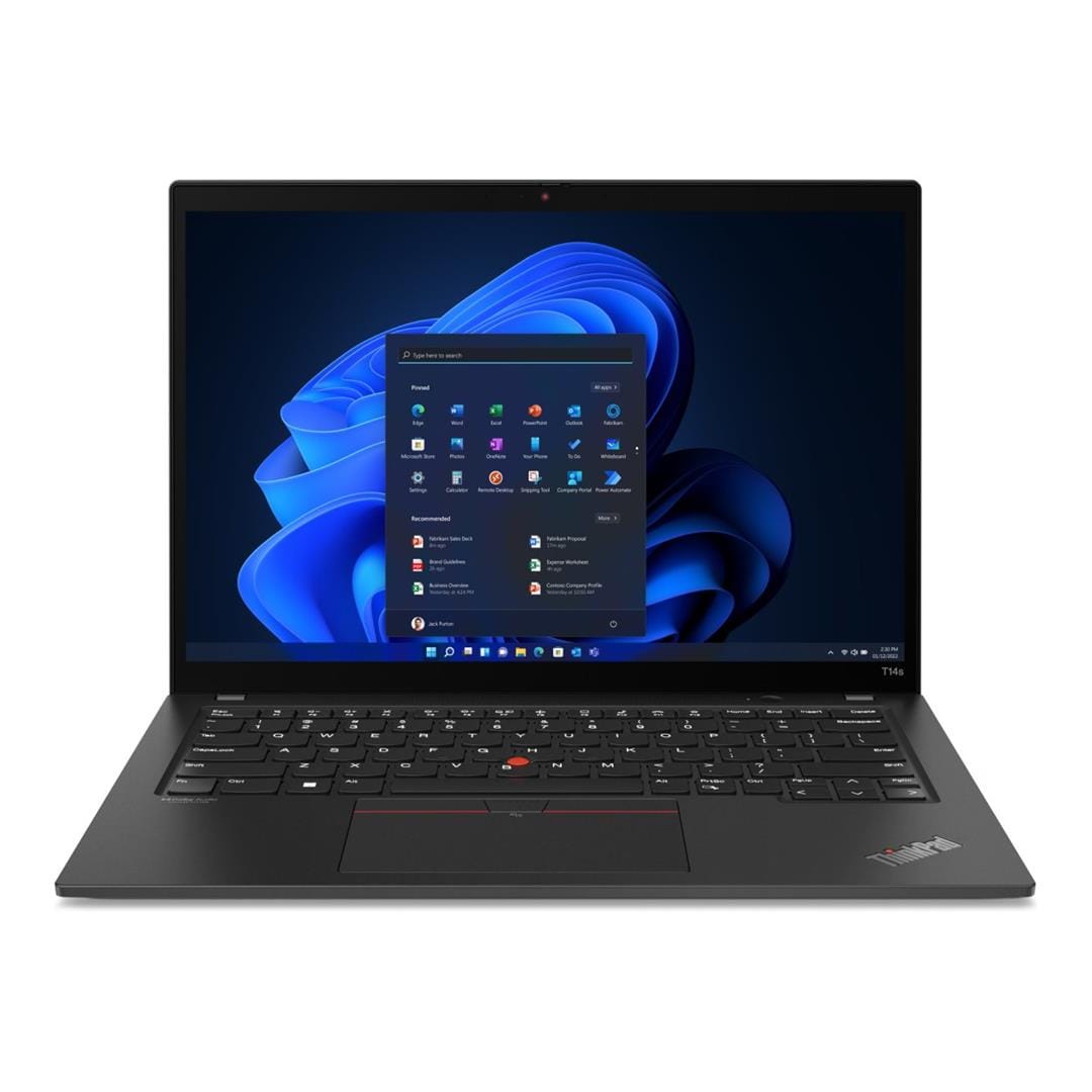 Lenovo ThinkPad T14s G3 14-inch WUXGA Laptop - Intel Core i5-1235U 512GB SSD 8GB RAM LTE Win 11 Pro