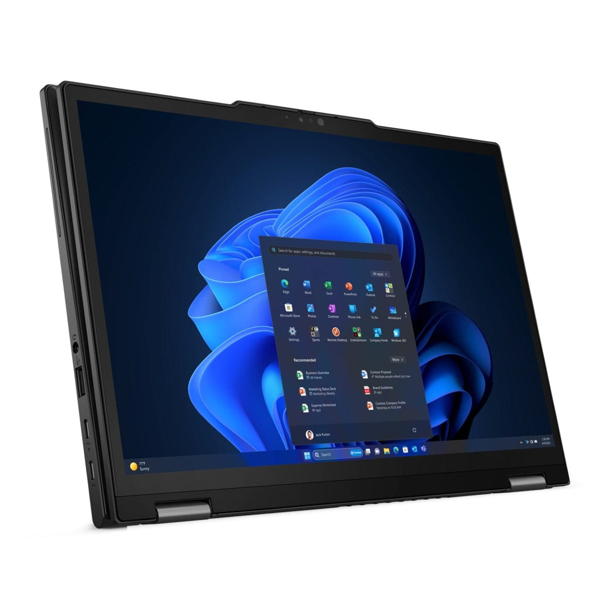 Lenovo ThinkPad X13 G5 13.3-inch WUXGA 2-in-1 Laptop - Intel Core Ultra 7 155U 1TB SSD 16GB RAM LTE Win 11 Pro