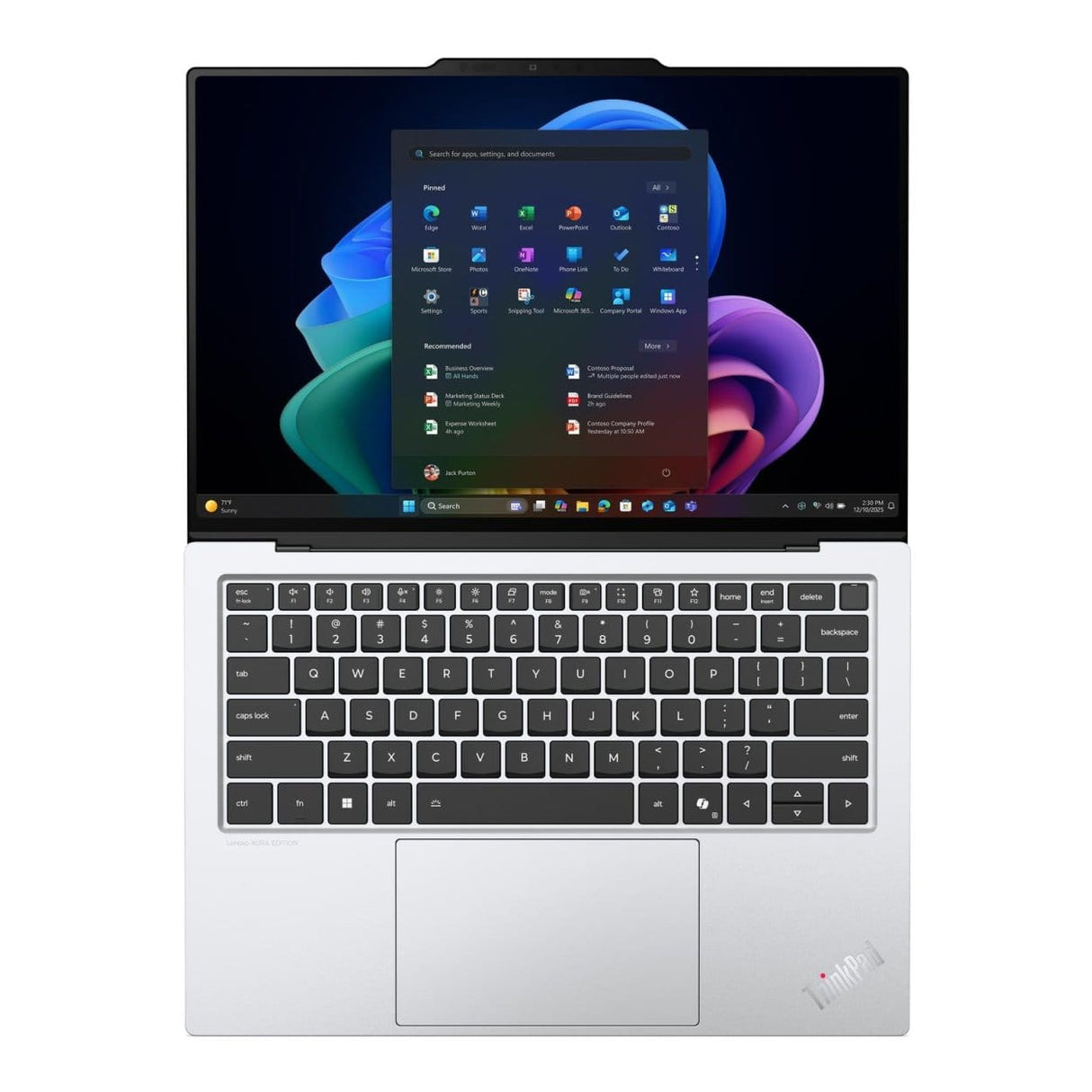 Lenovo ThinkPad X9-14 G1 Aura Edition 14-inch 2.8K AI Laptop - Intel Core Ultra 7 258V 1TB SSD 32GB RAM Win 11 Pro