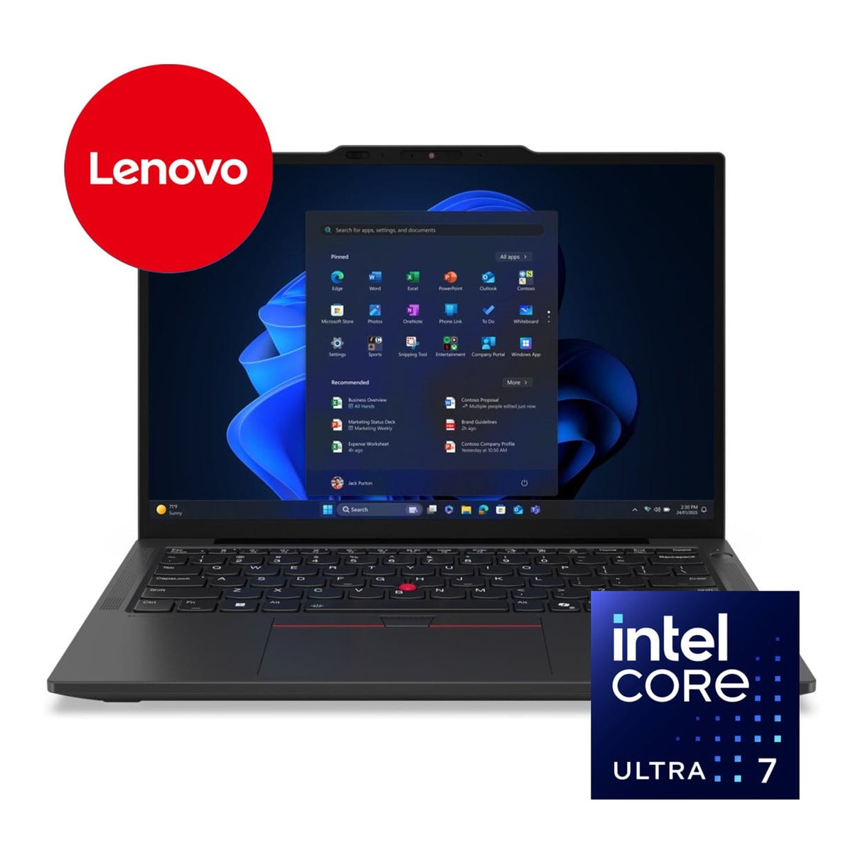 Lenovo ThinkPad X13 G6 13.3-inch WUXGA AI Laptop - Intel Core Ultra 7 255U 1TB SSD 32GB RAM LTE Win 11 Pro