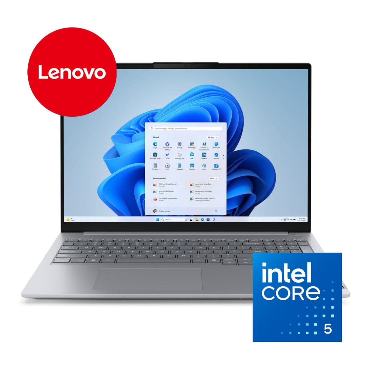 Lenovo ThinkBook 16 G9 IRL 16-inch WUXGA Laptop - Intel Core 5 210H 512GB SSD 16GB RAM Win 11 Pro