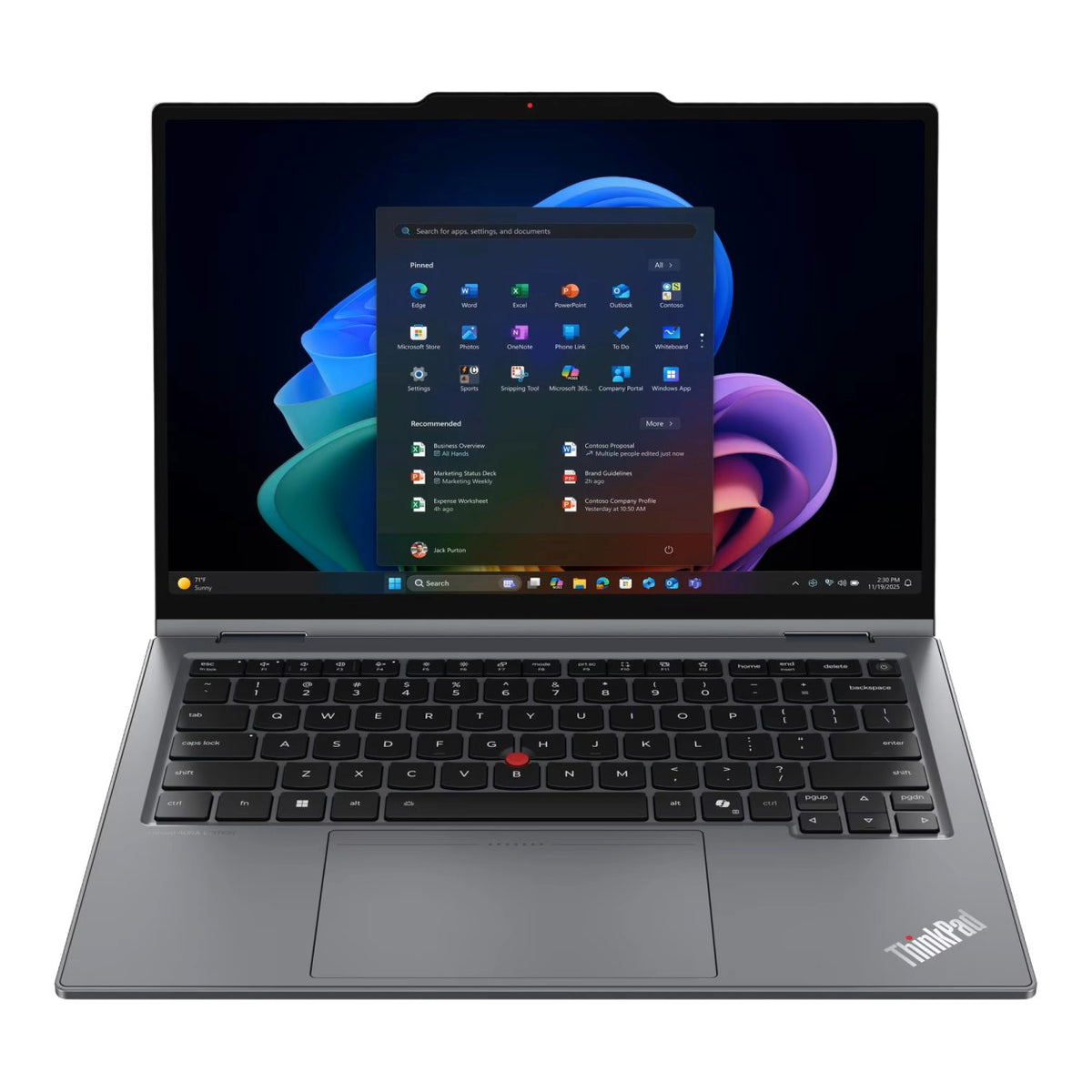 Lenovo ThinkPad X1 G11 Aura Edition 14-inch WUXGA AI 2-in-1 Laptop - Intel Core Ultra 7 355 1TB SSD 32GB RAM LTE Win 11 Pro