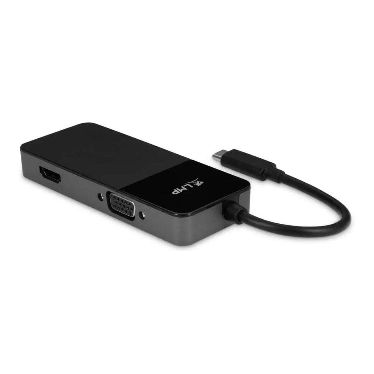 LMP 2-in-1 Type-C Dual Adapter Black 24174